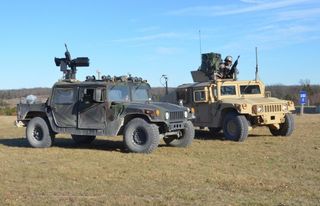 The U S Army S Robotic Humvee The Wingman Is Learning To Shoot