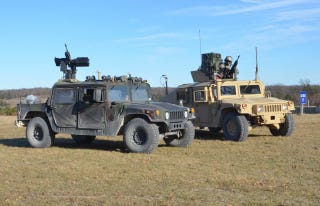 The U S Army S Robotic Humvee The Wingman Is Learning To Shoot The U S Army S Robotic Humvee The Wingman Is Learning To Shoot