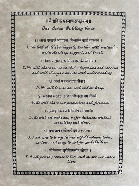 the author's wedding vows﻿