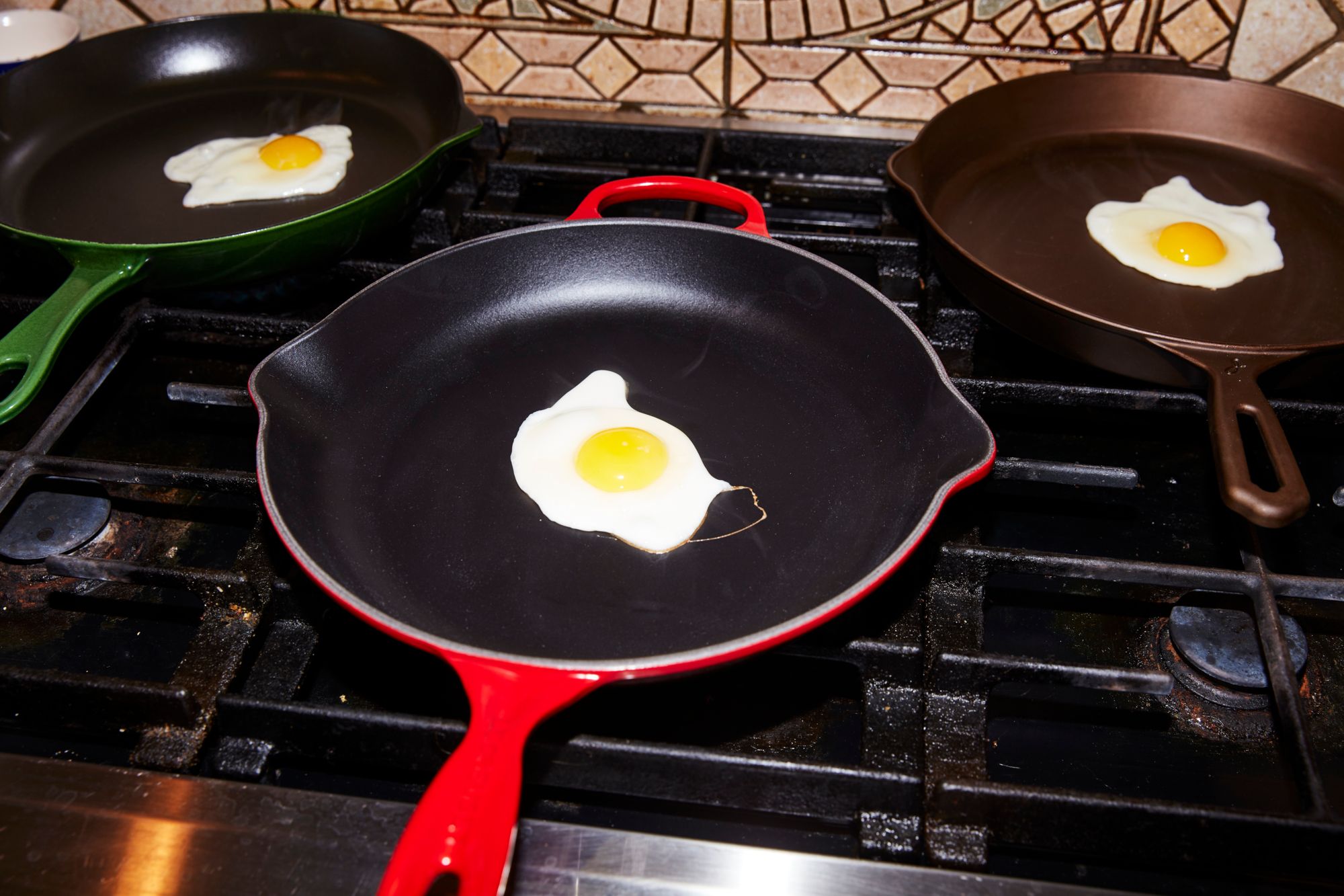 large cooking skillet