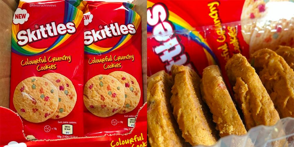 Skittles Crunchy Cookies Exist And They're On Sale Now