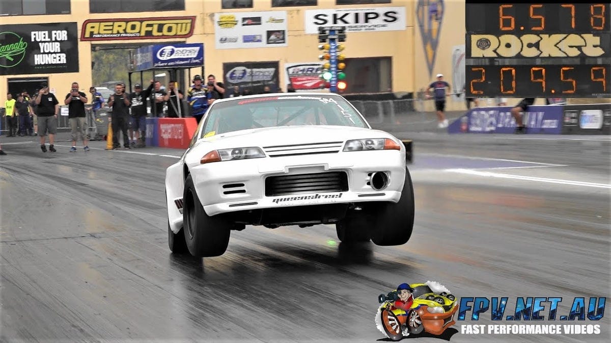 Quickest R32 Skyline Gt R Drag Car Metro Tech Specs On Video