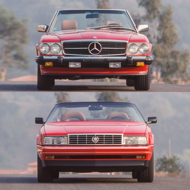 Tested 19 Cadillac Allante Vs Mercedes Benz 560sl