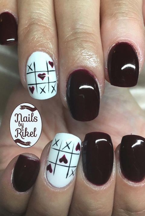 30 Best Valentines Day Nails Hot Nail Art Design Ideas For
