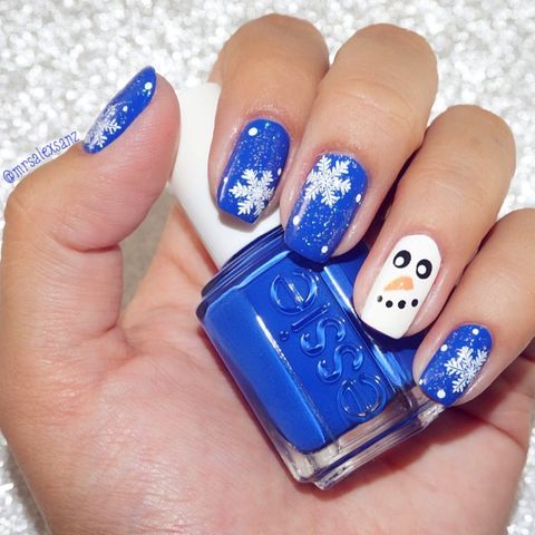 40 Festive Christmas Nail Art Ideas Easy Designs For Holiday Nails