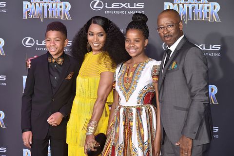 angela basset, courtney b vance, and their two children bronwyn golden and slater josiah