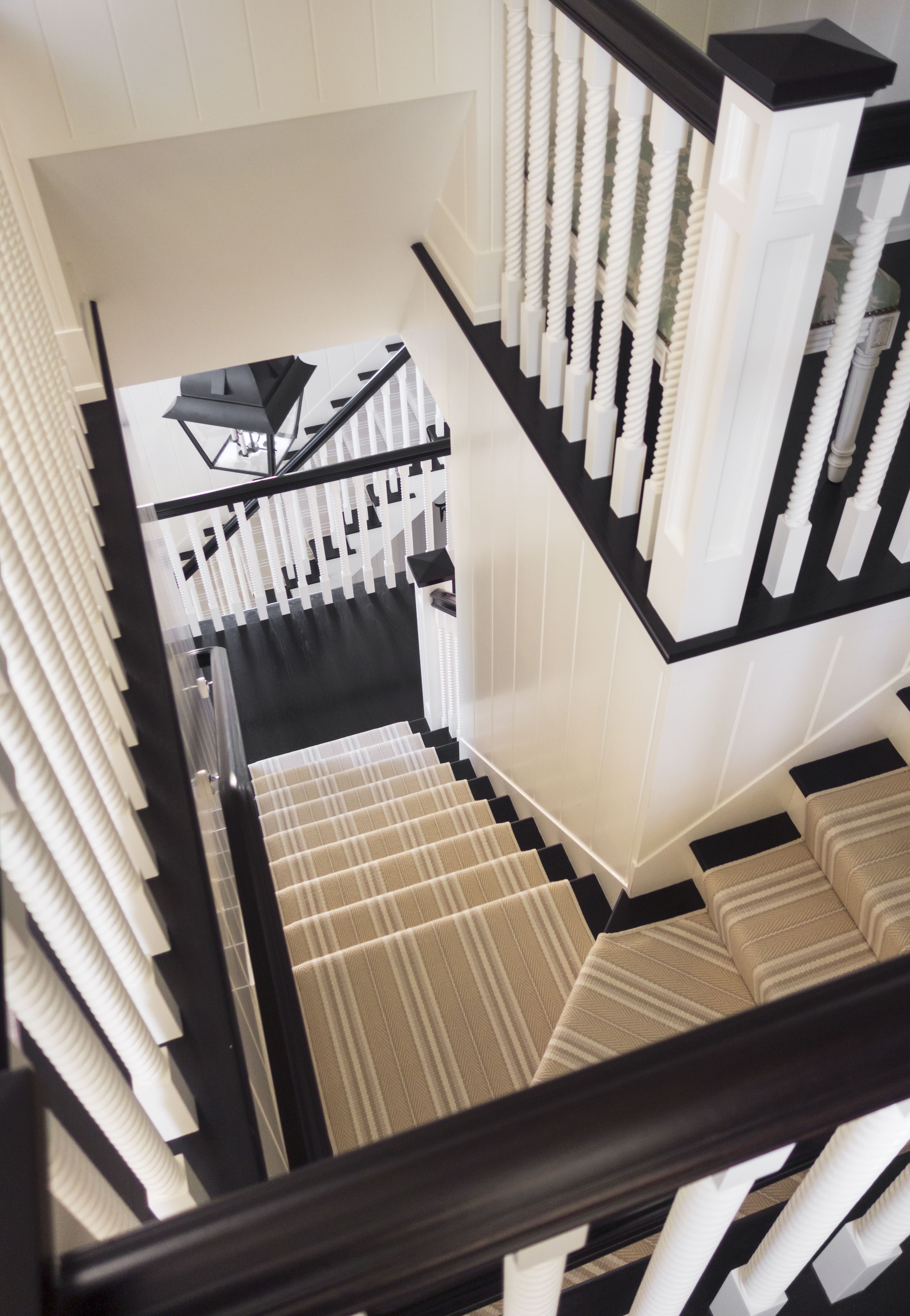Long Cream Grey Traditional Stair Carpet Hallway Runner Stairway Hall Runner
