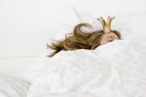 Sleeping Woman with Gold Crown