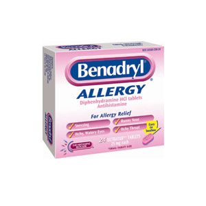 Benadryl cold and sinus