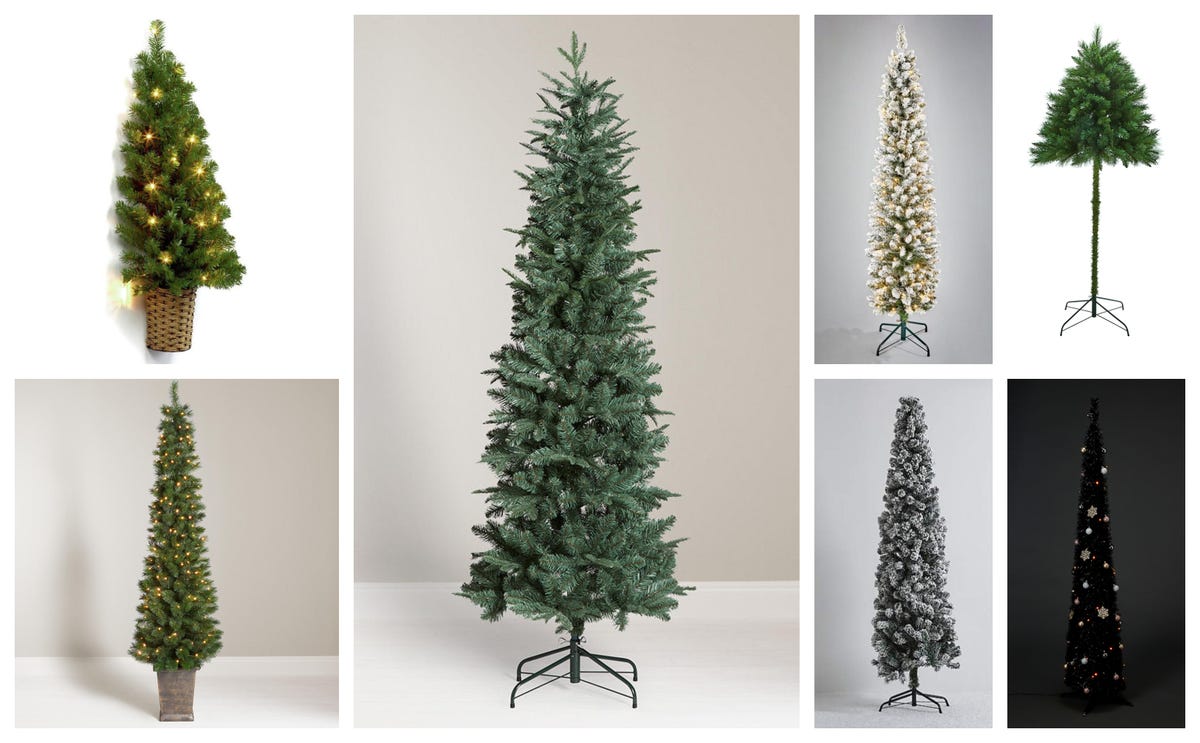 11 Slim Christmas Trees Perfect For Small Spaces Best Pencil