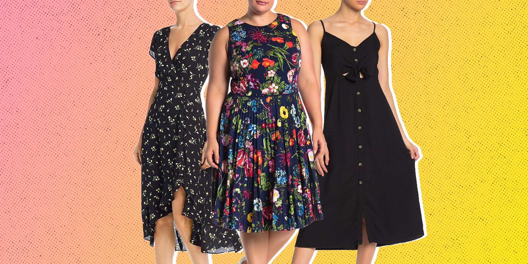 slimming dresses to wear to a wedding