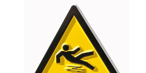 Slip and Fall Warning Sign
