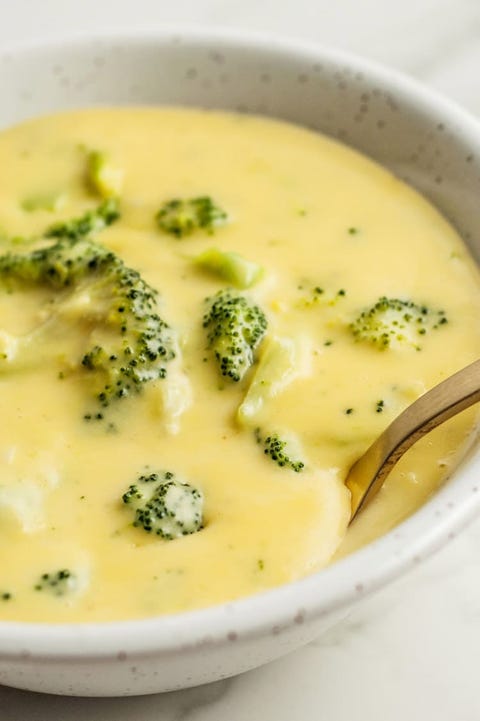 Slow Cooker Broccoli Cheddar Sou