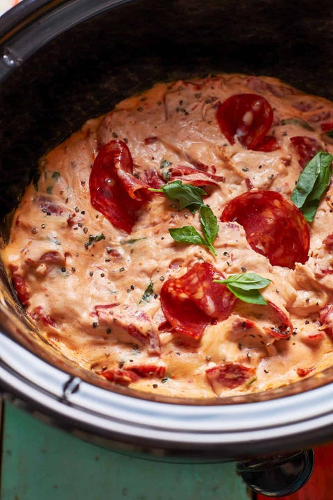 slow cooker dips crock pot pizza dip