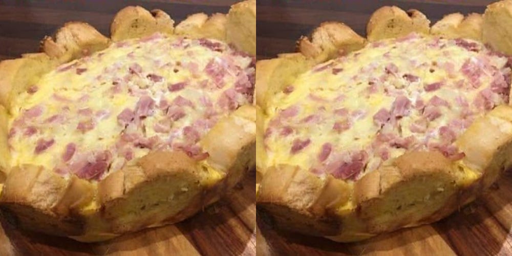 Slow Cooker Garlic Bread Quiche Is What We All Need Right Now