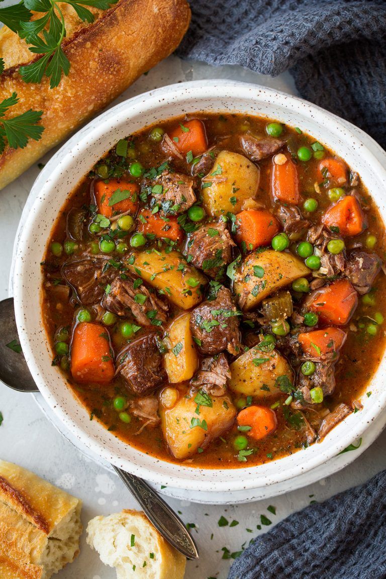 10 Easy Crock Pot Beef Stew Recipes How To Make Best Beef Stew In A   Slow Cooker Shredded Beef Stew 6 768x1152 1533655332 