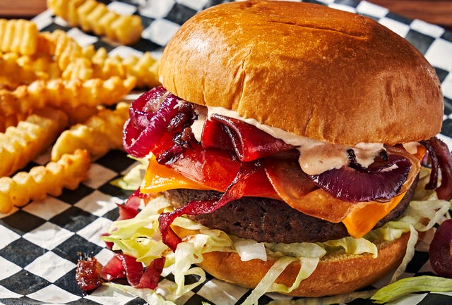 burger d'un soir végétalien salope
