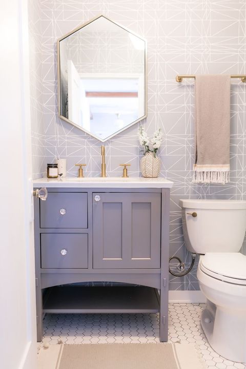 55 small bathroom ideas that exude a bold elegance