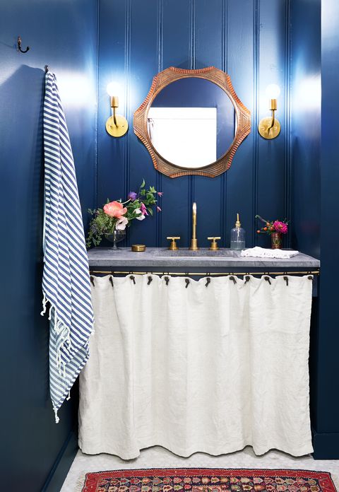 18 Small Bathroom Paint Colors We Love Colorful Powder Rooms - Best Small Powder Room Paint Colors