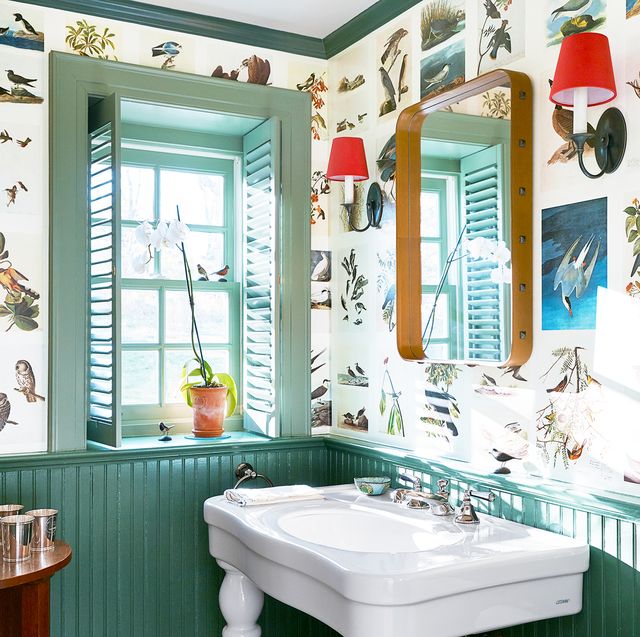 18 Small Bathroom Paint Colors We Love Colorful Powder Rooms - What Is The Best Bathroom Paint Color