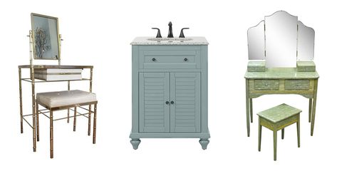 25 Small Bathroom Vanities For, Small Bathroom Vanity With Chair