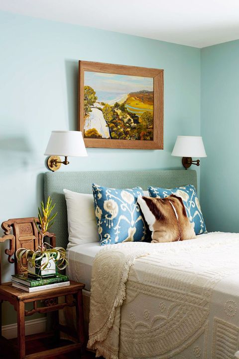 Teal Bedroom Wall Color 20 Small House Interior Design Ideas How to Decorate a 