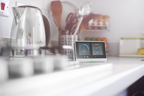 smart meter in the kitchen