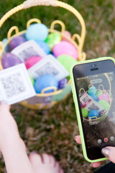 easter egg hunt ideas with smart phone