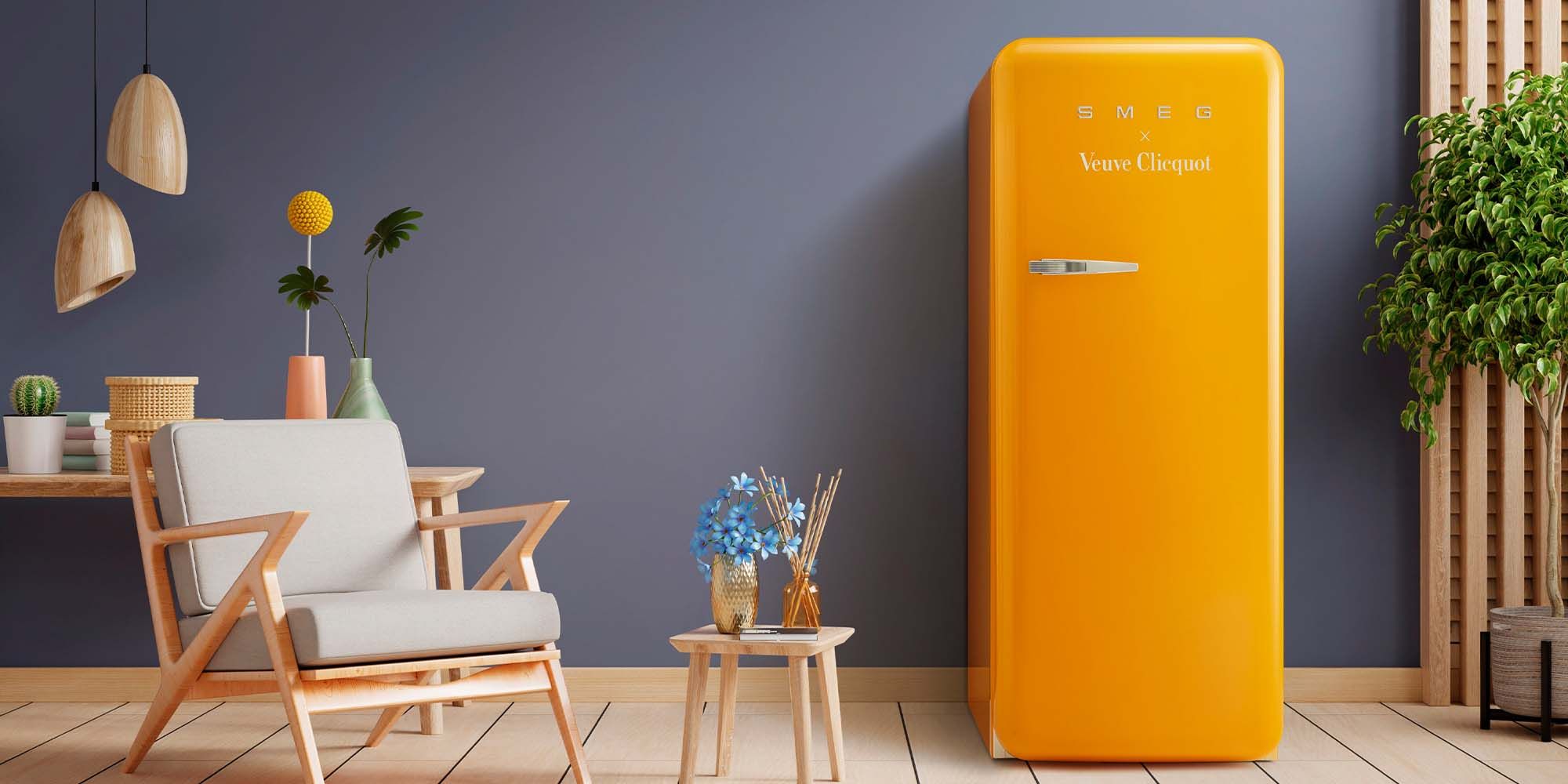 wide smeg fridge