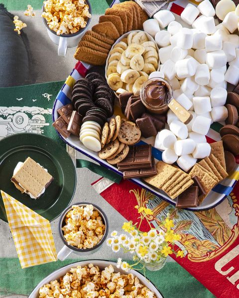 smores appetizer tray
