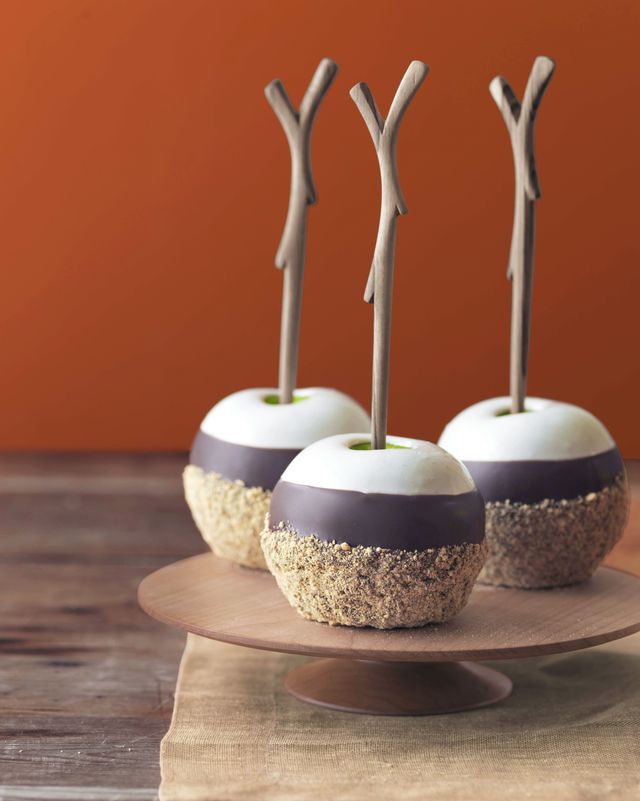 triple dipped s'mores apples