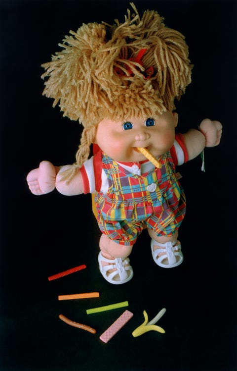 snacktime cabbage patch doll