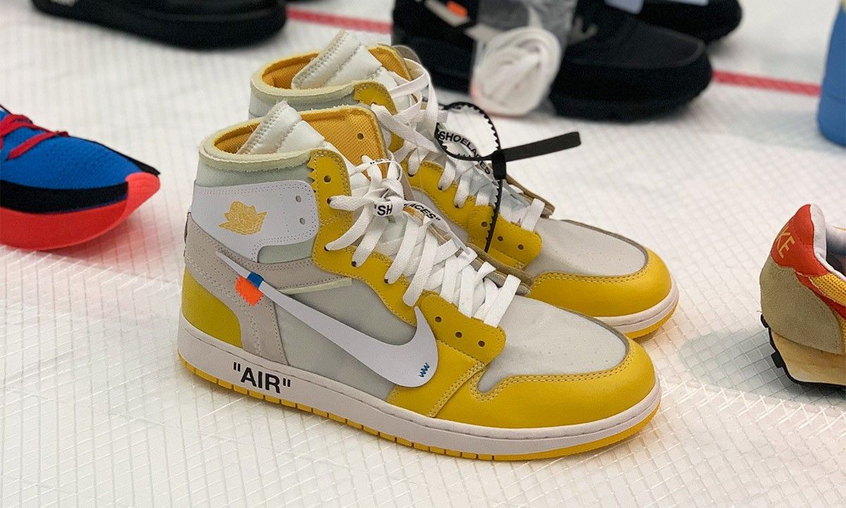 air force 1 off white gialle