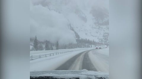 Colorado Avalanche Blankets Stretch of I-70 Highway in Harrowing Video