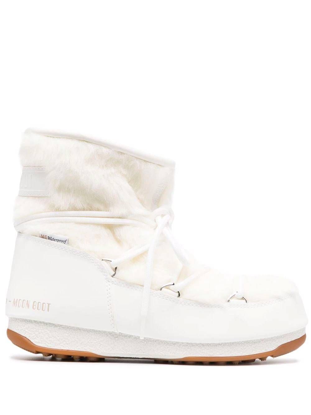 snow boots women white