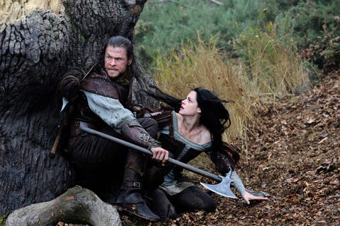 Chris Hemsworth and Kristen Stewart in Snow White and the Huntsman chris hemsworth and kristen stewart in snow white and the huntsman