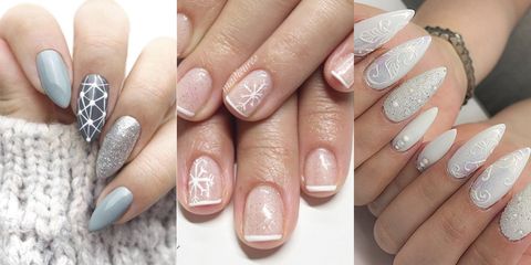 9 Cute Snowflake Nail Designs –Snowflake Nail Art Ideas for a Winter  Manicure