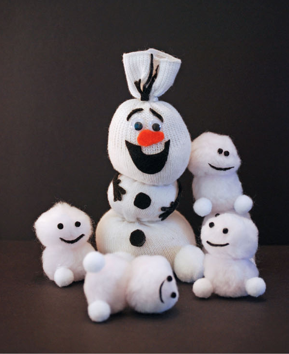 stuffed snowman diy