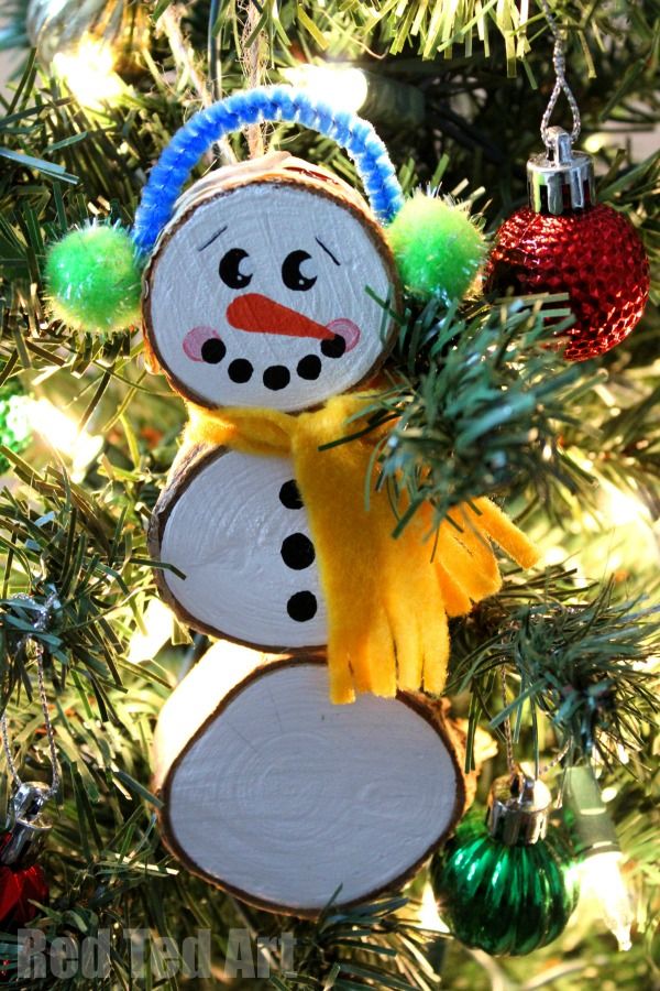 20 Snowman Crafts For Kids And Adults DIY Snowman Christmas Decor   Snowman Crafts Wood Slice 1541545526 