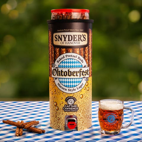 hanover snyder keg oktoberfest pretzel