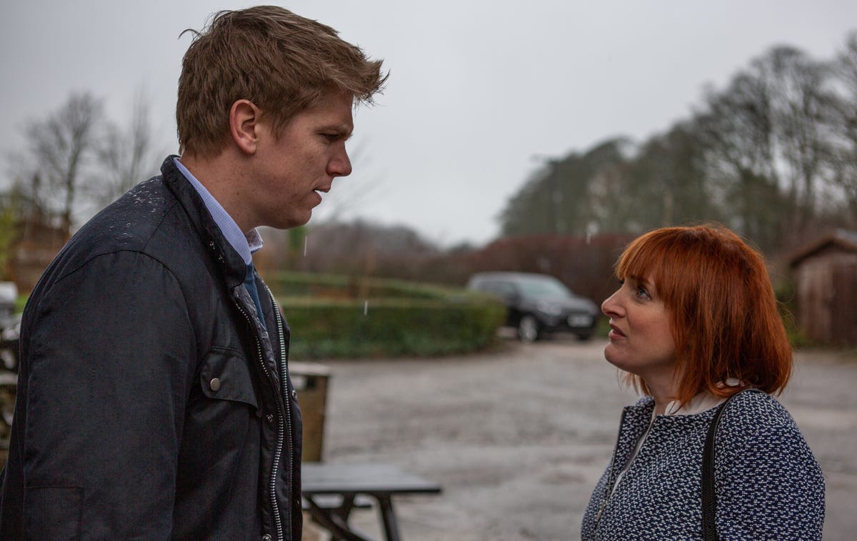 Emmerdale horror for Nicola King and Robert Sugden as Graham Foster ...