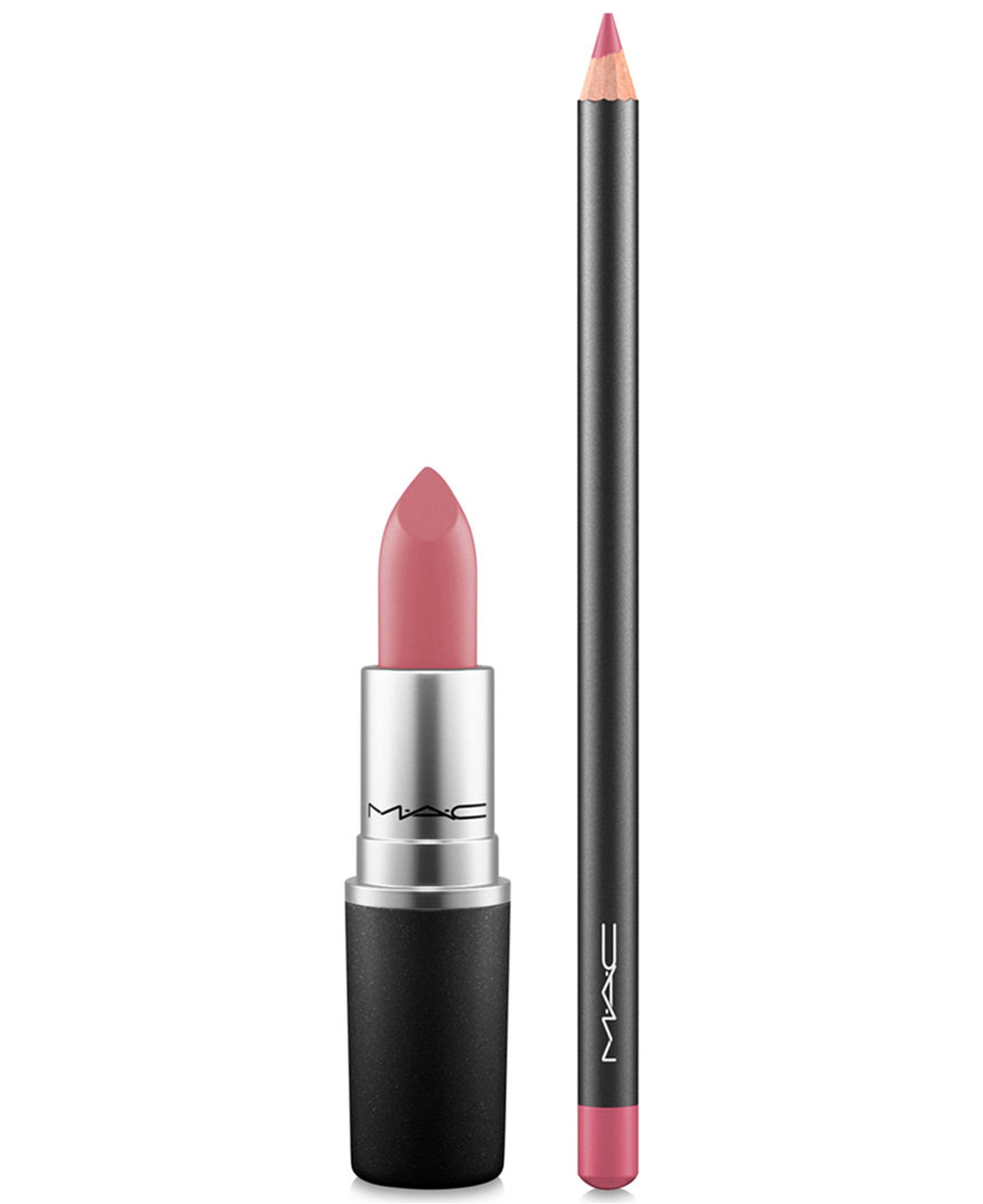 mac myth lipstick with lip liner