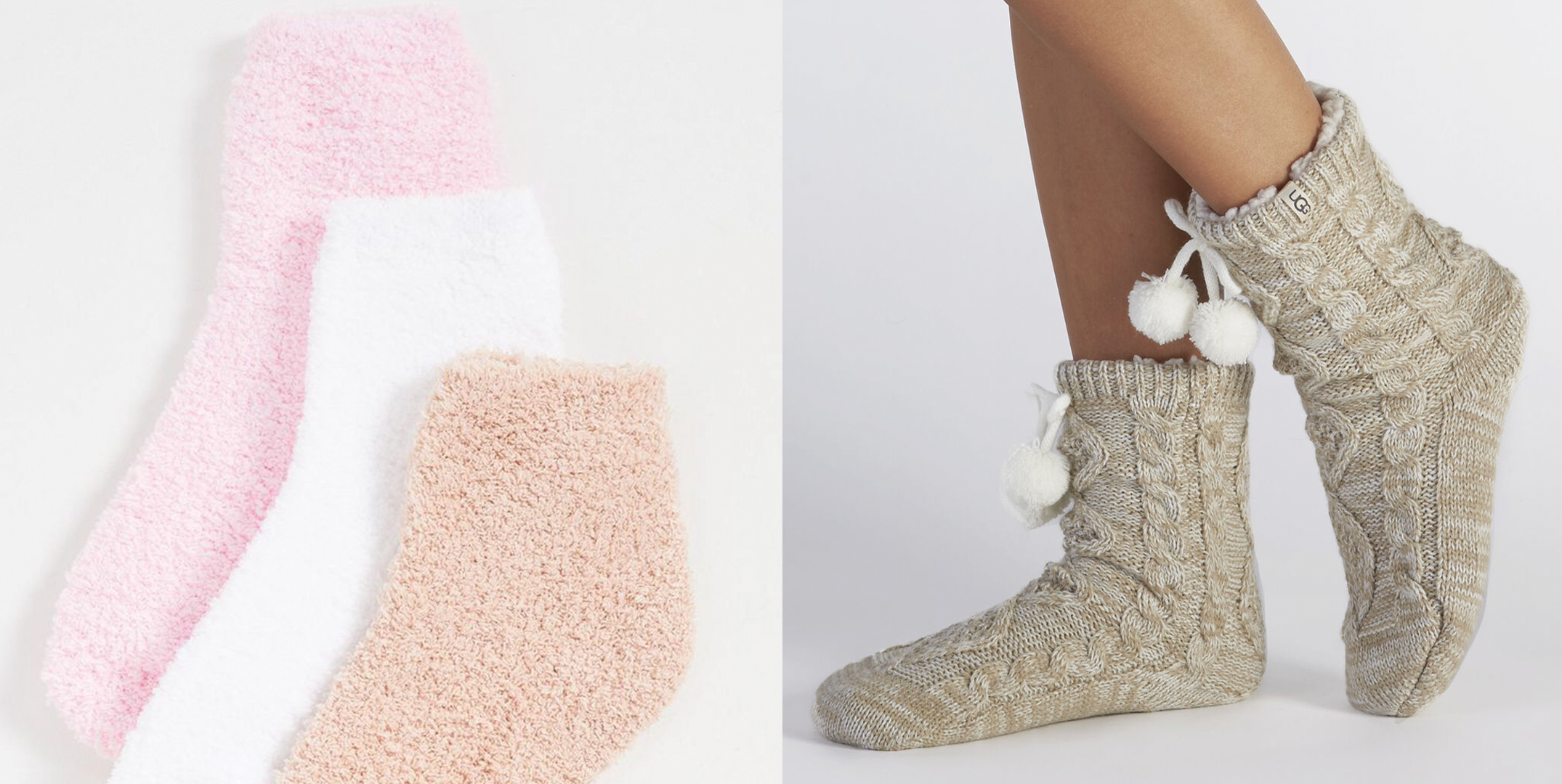 fuzzy socks for boots