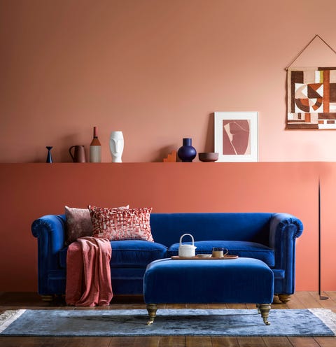 Blues Paired With Terracotta Shades Is A Big Trend For 2021 - Terracotta Paint Color Bedroom Blues Paired With Terracotta Shades Is A Big Trend For 2021 - Terracotta Paint Color Bedroom