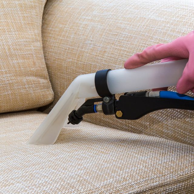 sofa or armchair chemical cleaning with professionally extraction method