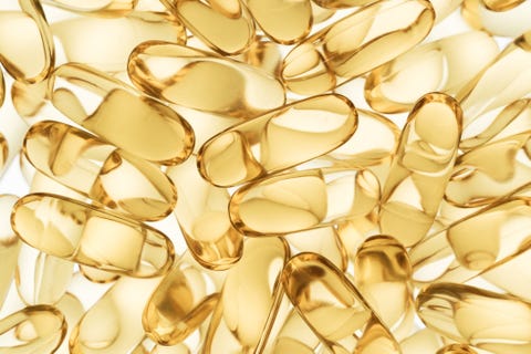 vitamin d foods Soft Capsule Heap Back-lit