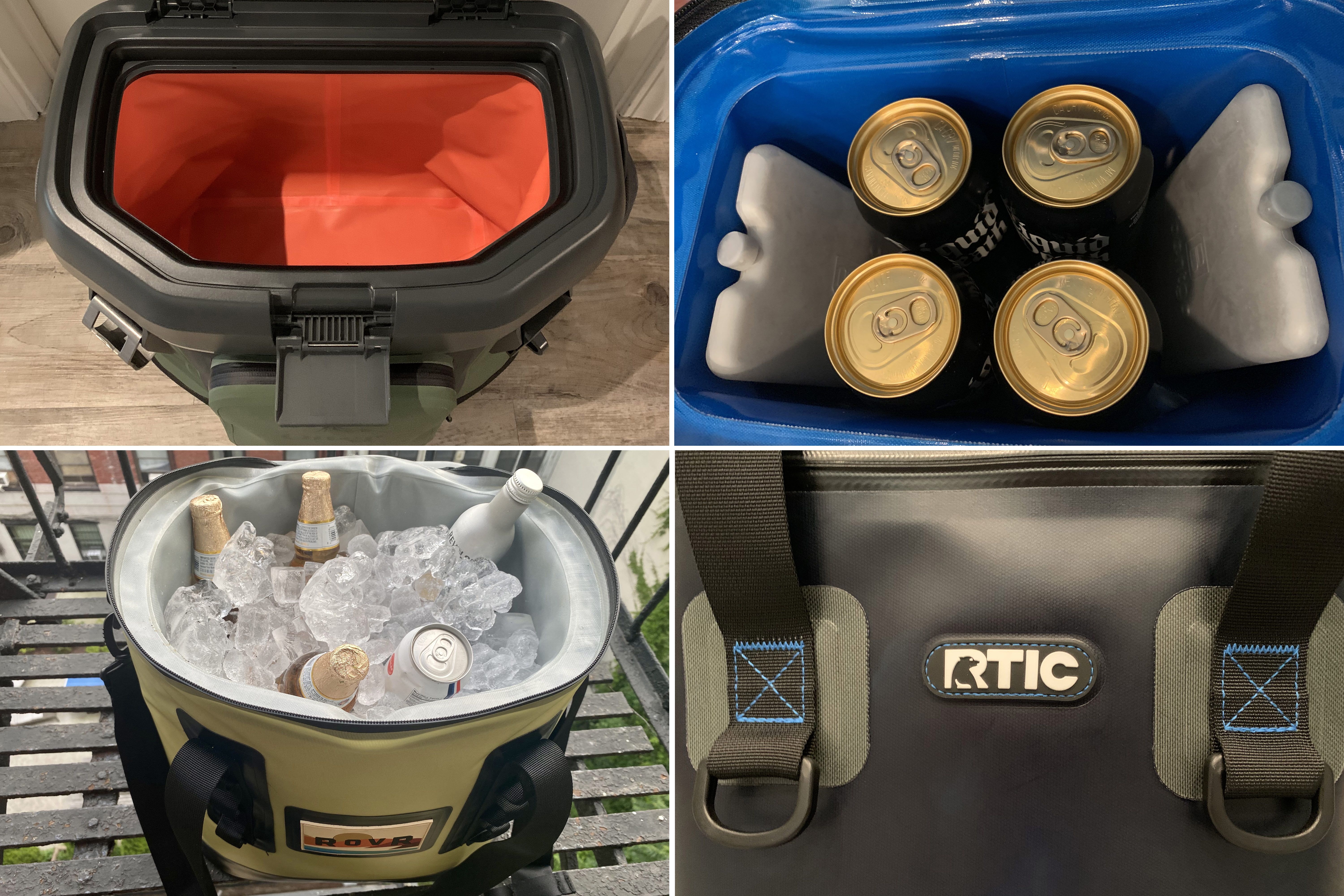 RTIC Soft Cooler 12 Can, Insulated Bag Portable Ice Chest Box for