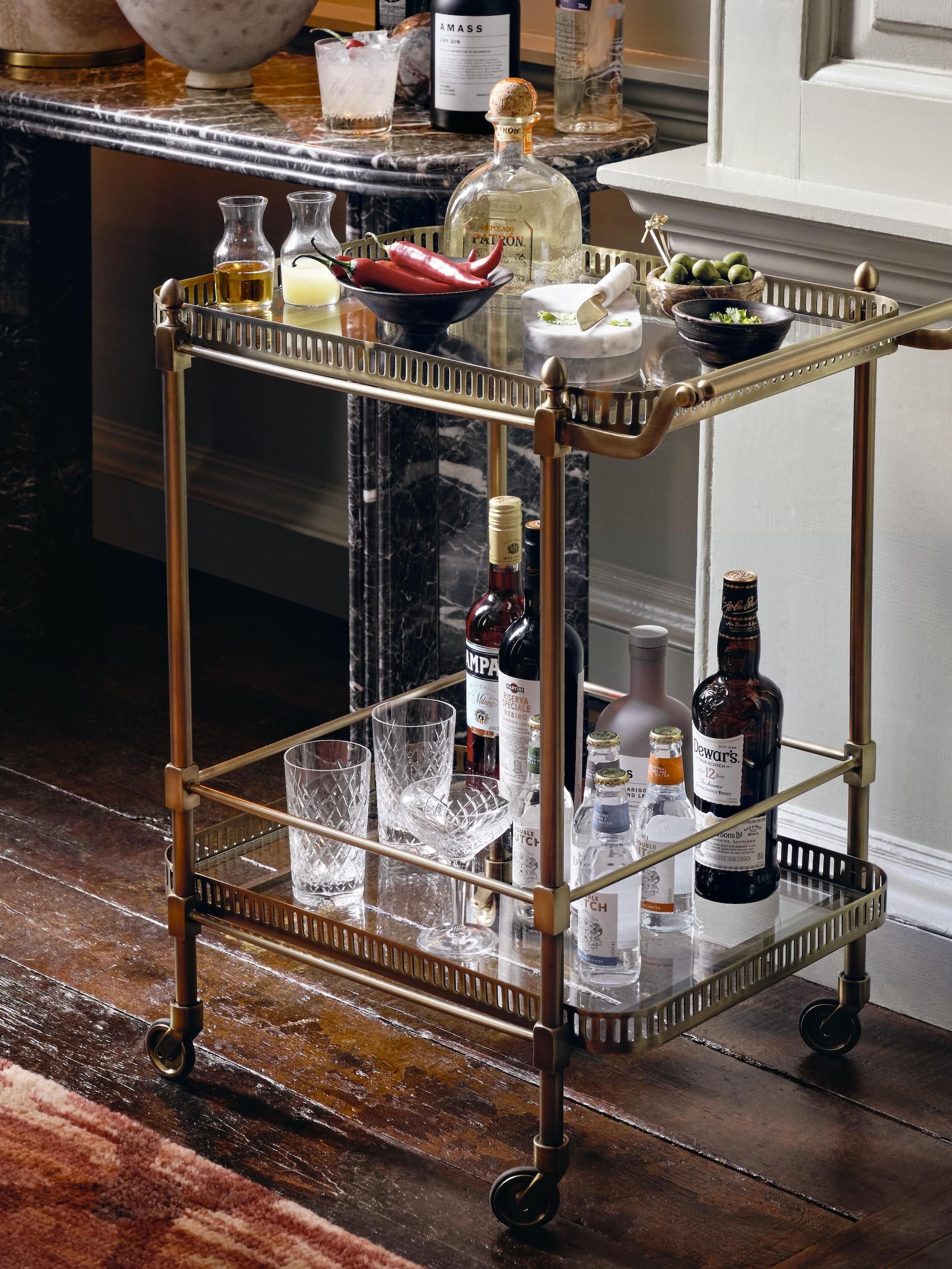 drinks table trolley