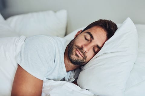 Sleeping man Best fitness trends