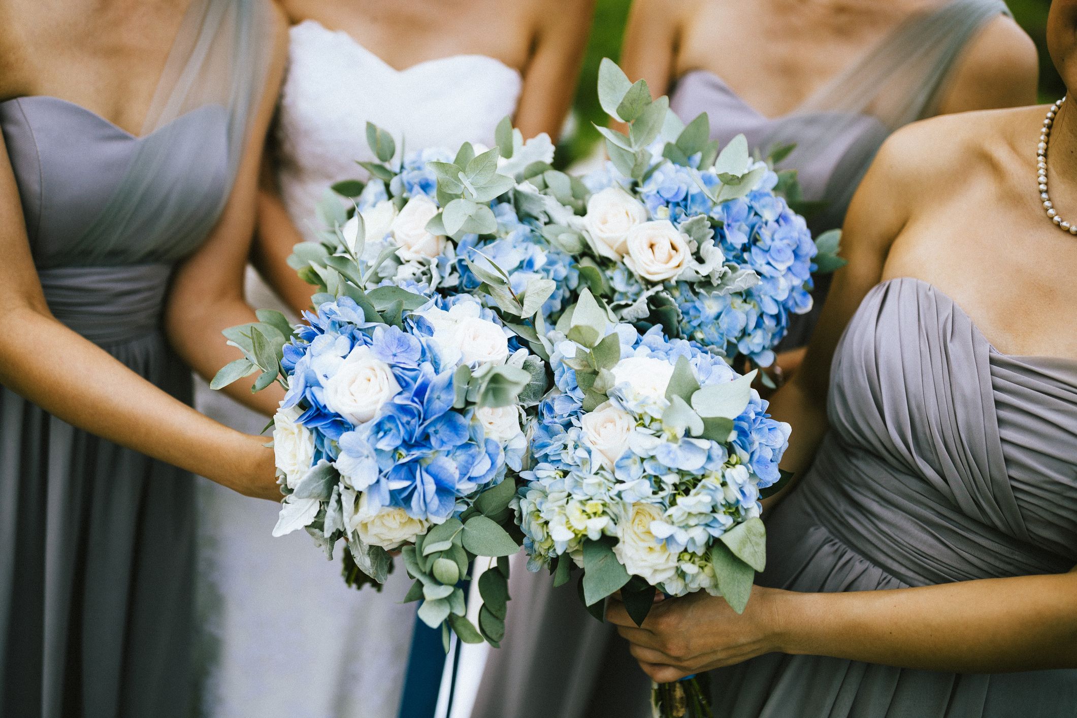 something blue for the bride to wear